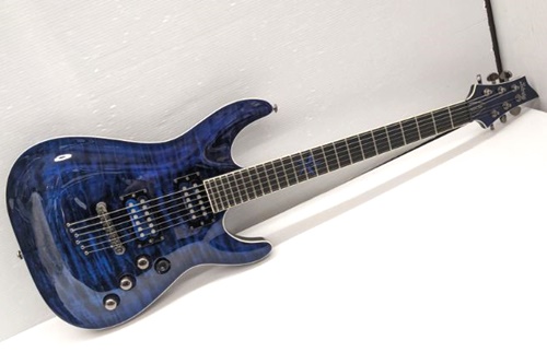 Schecter☆Exotic Star☆AD-C-1-EXS/CBLU☆エボニー指板 - 弦楽器、ギター